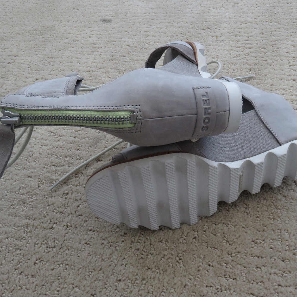 New SOREL Joanie Strap Lace Wrap Wedge sandal - Picture 5 of 7